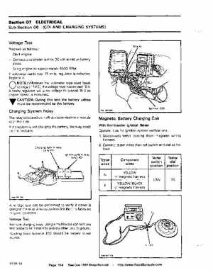 Bombardier SeaDoo 1992 factory shop manual, Page 164