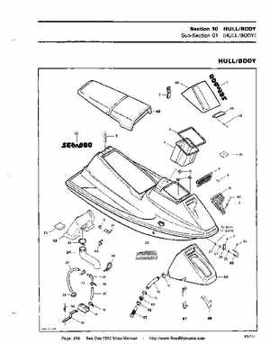 Bombardier SeaDoo 1992 factory shop manual, Page 219