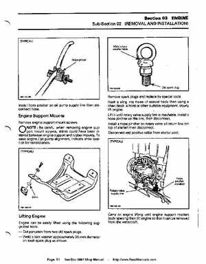 Bombardier SeaDoo 1994 factory shop manual, Page 54