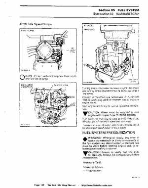 Bombardier SeaDoo 1994 factory shop manual, Page 125