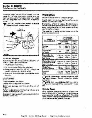 Bombardier SeaDoo 1995 factory shop manual, Page 46