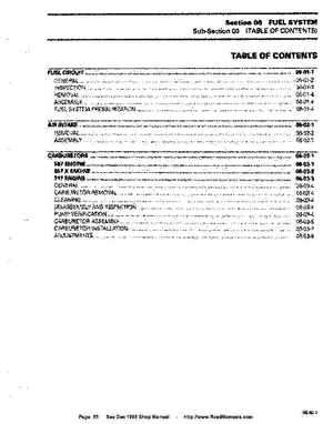 Bombardier SeaDoo 1995 factory shop manual, Page 88