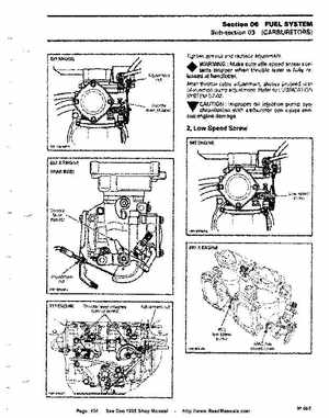 Bombardier SeaDoo 1995 factory shop manual, Page 104