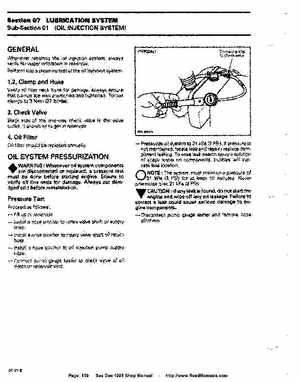 Bombardier SeaDoo 1995 factory shop manual, Page 109