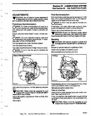 Bombardier SeaDoo 1995 factory shop manual, Page 112