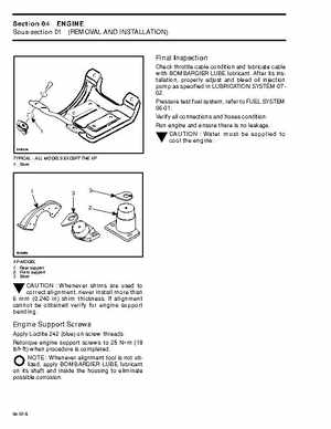 Bombardier SeaDoo 1996 factory shop manual, Page 49