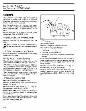 Bombardier SeaDoo 1996 factory shop manual, Page 81
