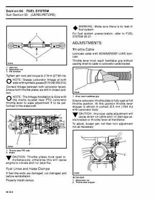 Bombardier SeaDoo 1996 factory shop manual, Page 132