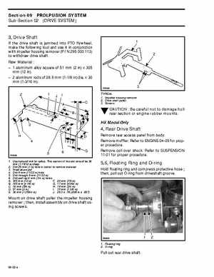 Bombardier SeaDoo 1996 factory shop manual, Page 230