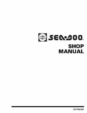 Bombardier SeaDoo 1997 factory shop manual, Page 2