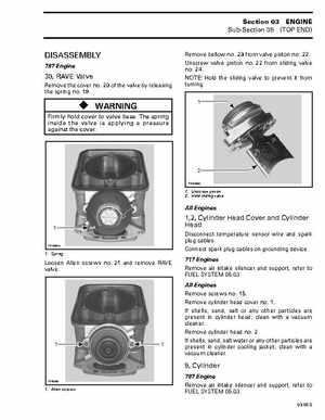 Bombardier SeaDoo 1997 factory shop manual, Page 54