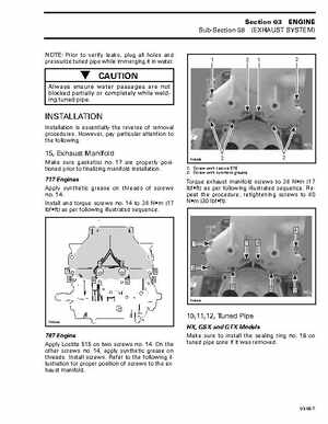 Bombardier SeaDoo 1997 factory shop manual, Page 99
