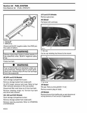 Bombardier SeaDoo 1997 factory shop manual, Page 125