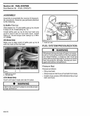Bombardier SeaDoo 1997 factory shop manual, Page 127