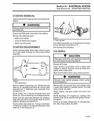 Bombardier SeaDoo 1997 factory shop manual, Page 186