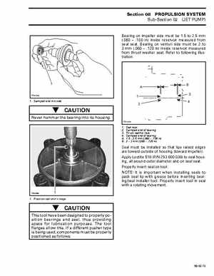Bombardier SeaDoo 1997 factory shop manual, Page 216