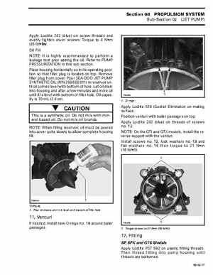 Bombardier SeaDoo 1997 factory shop manual, Page 220