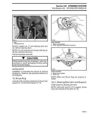 Bombardier SeaDoo 1997 factory shop manual, Page 257