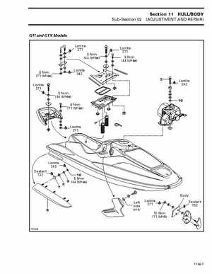 Bombardier SeaDoo 1997 factory shop manual, Page 288