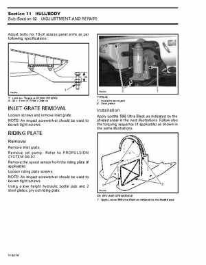Bombardier SeaDoo 1997 factory shop manual, Page 299