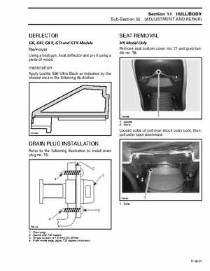 Bombardier SeaDoo 1997 factory shop manual, Page 302
