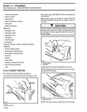 Bombardier SeaDoo 1997 factory shop manual, Page 309