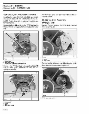 Bombardier SeaDoo 1998 factory shop manual, Page 110
