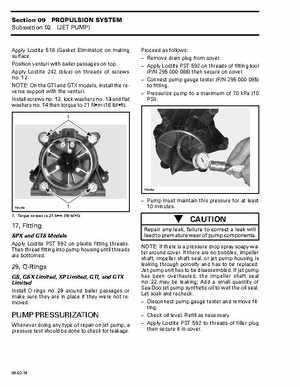 Bombardier SeaDoo 1998 factory shop manual, Page 282