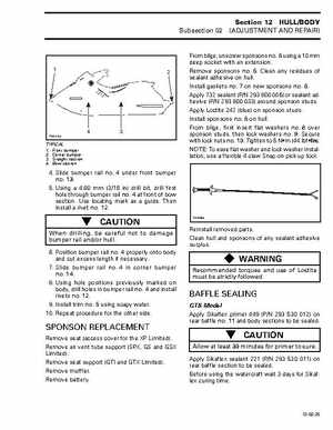 Bombardier SeaDoo 1998 factory shop manual, Page 369