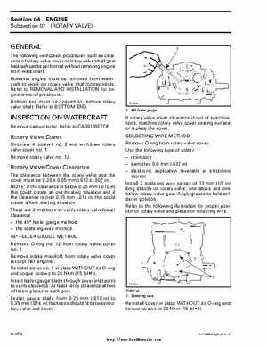 Bombardier SeaDoo 2000 factory shop manual volume 1, Page 137