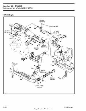 Bombardier SeaDoo 2000 factory shop manual volume 1, Page 147