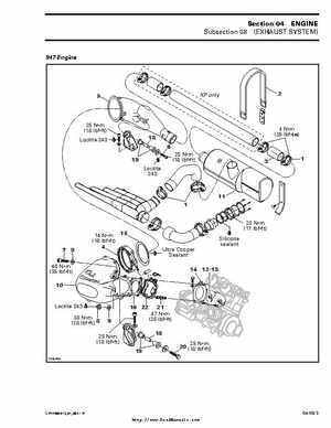Bombardier SeaDoo 2000 factory shop manual volume 1, Page 148