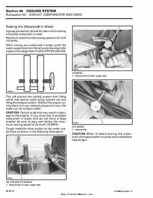 Bombardier SeaDoo 2000 factory shop manual volume 1, Page 174