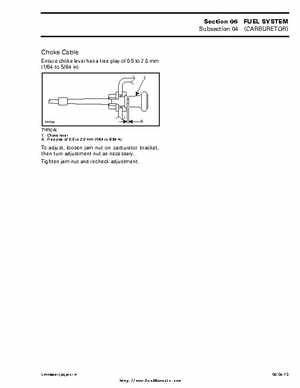 Bombardier SeaDoo 2000 factory shop manual volume 1, Page 207