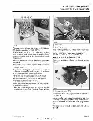Bombardier SeaDoo 2000 factory shop manual volume 1, Page 218