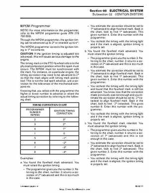 Bombardier SeaDoo 2000 factory shop manual volume 1, Page 256