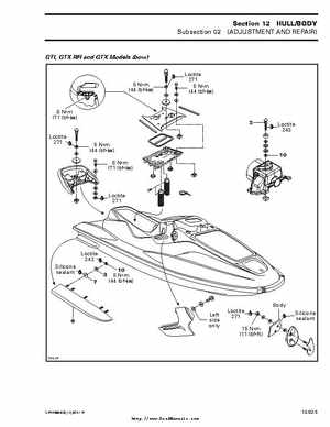 Bombardier SeaDoo 2000 factory shop manual volume 1, Page 387