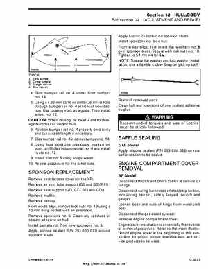 Bombardier SeaDoo 2000 factory shop manual volume 1, Page 405