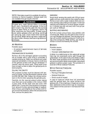 Bombardier SeaDoo 2000 factory shop manual volume 1, Page 407