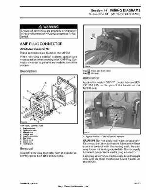 Bombardier SeaDoo 2000 factory shop manual volume 1, Page 438