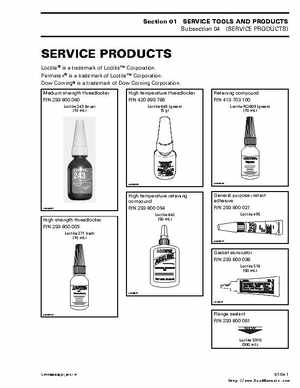 Bombardier SeaDoo 2000 factory shop manual volume 2, Page 32