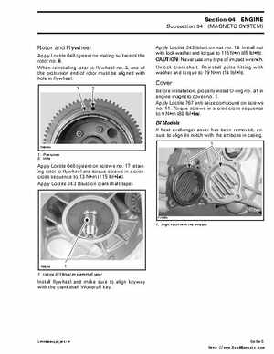 Bombardier SeaDoo 2000 factory shop manual volume 2, Page 73