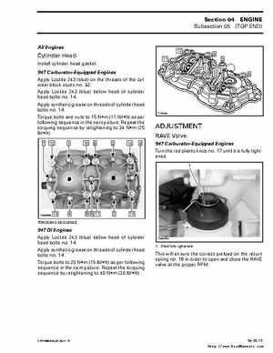 Bombardier SeaDoo 2000 factory shop manual volume 2, Page 92