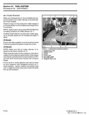 Bombardier SeaDoo 2000 factory shop manual volume 2, Page 196