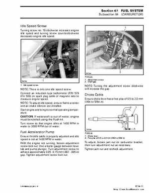Bombardier SeaDoo 2000 factory shop manual volume 2, Page 207