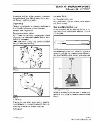 Bombardier SeaDoo 2000 factory shop manual volume 2, Page 266