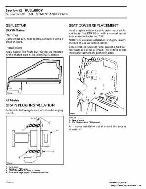Bombardier SeaDoo 2000 factory shop manual volume 2, Page 322