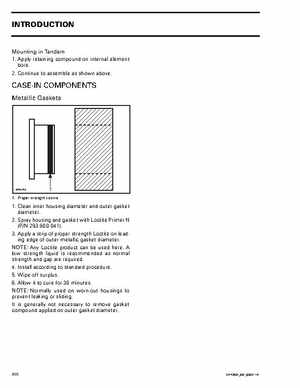 Bombardier SeaDoo 2001 factory shop manual, Page 18