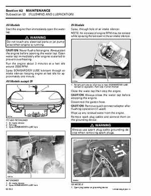 Bombardier SeaDoo 2001 factory shop manual, Page 42