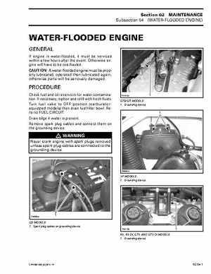 Bombardier SeaDoo 2001 factory shop manual, Page 45